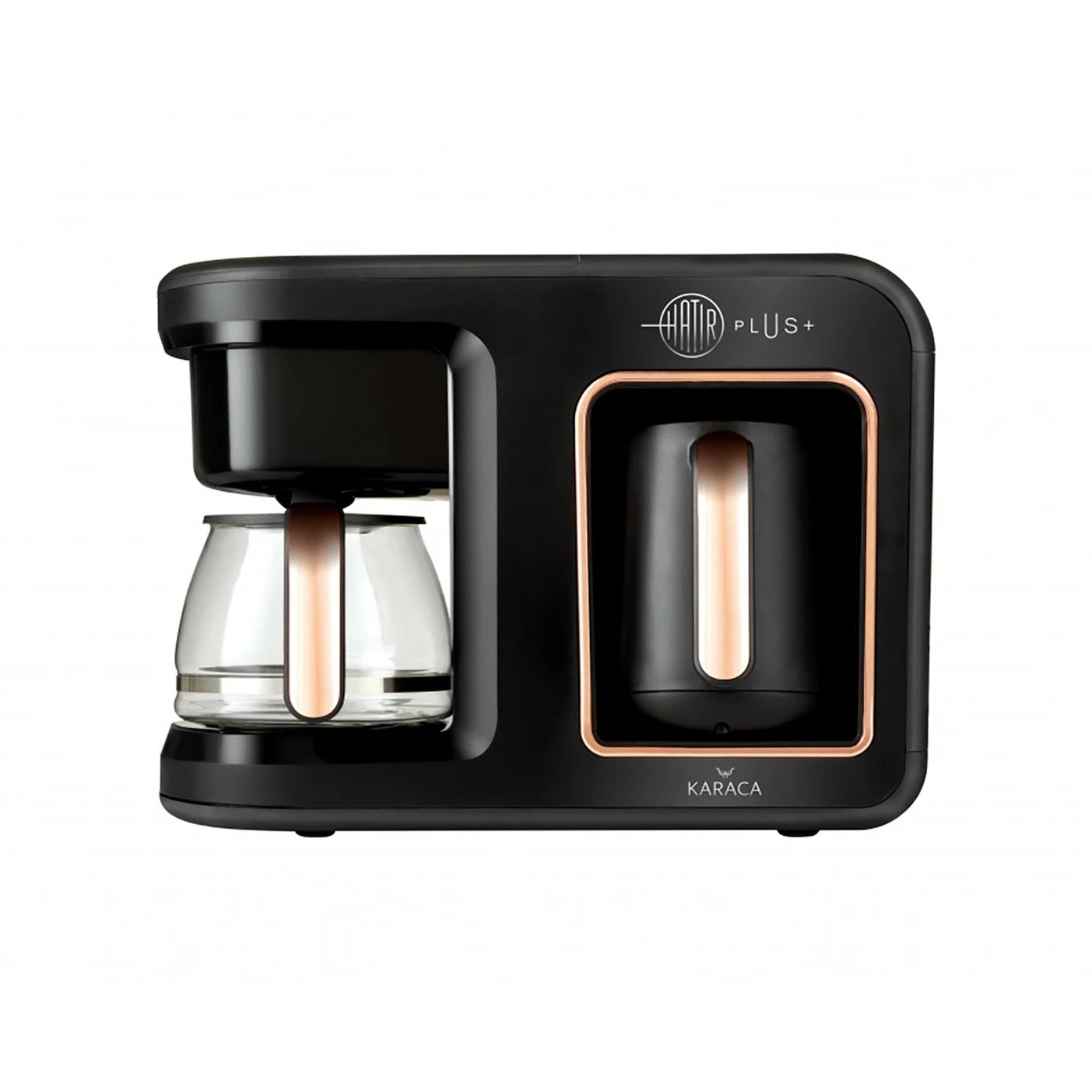 Karaca Hatır Plus Mod 2 in 1 Essential Kahve Makinesi Black Copper