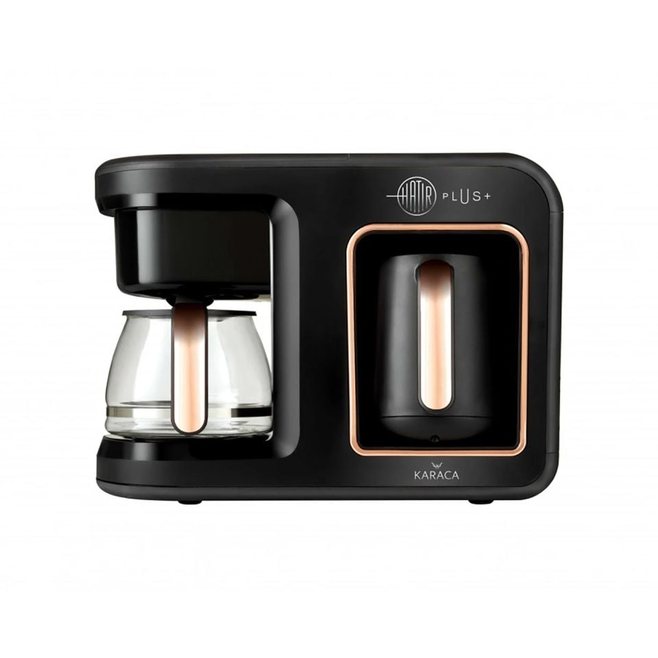 Karaca Hatır Plus Mod 2 in 1 Essential Kahve Makinesi Black Copper