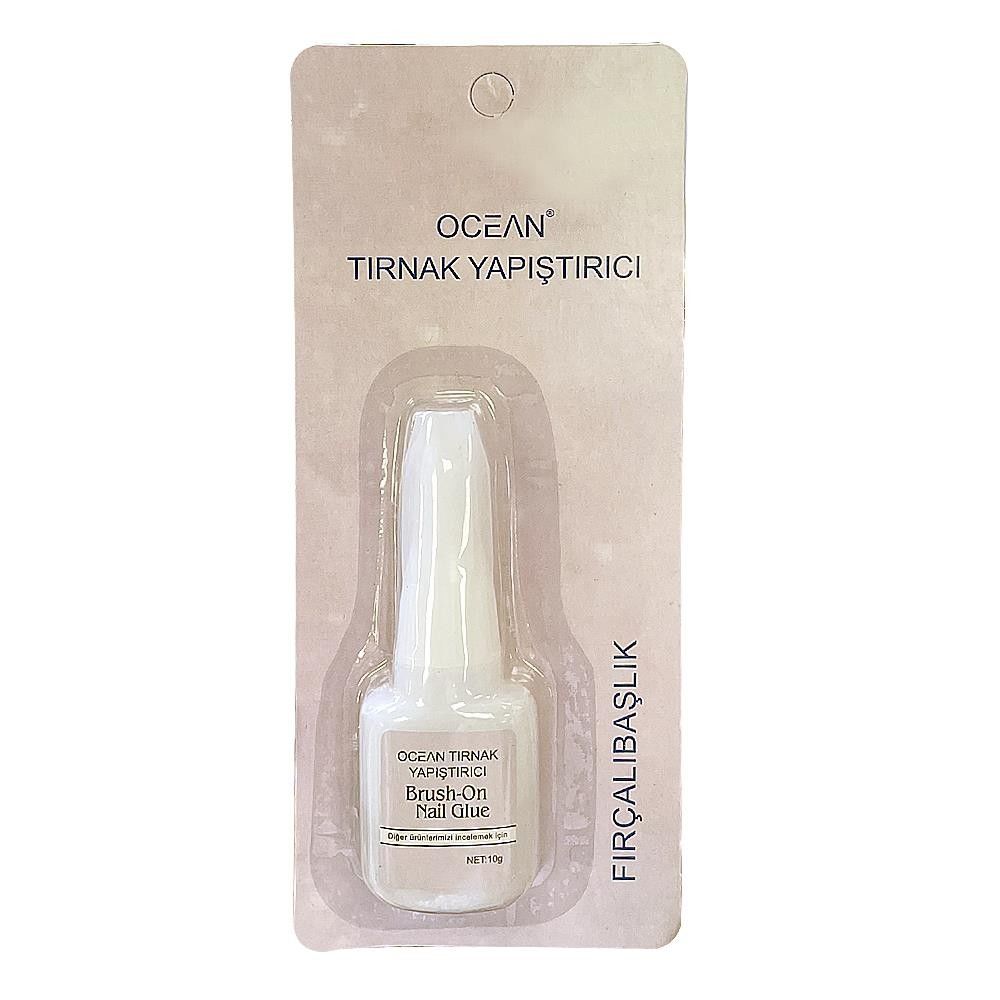 Ocean Tırnak Yapıştırıcısı Fırça Başlıklı 10 GR