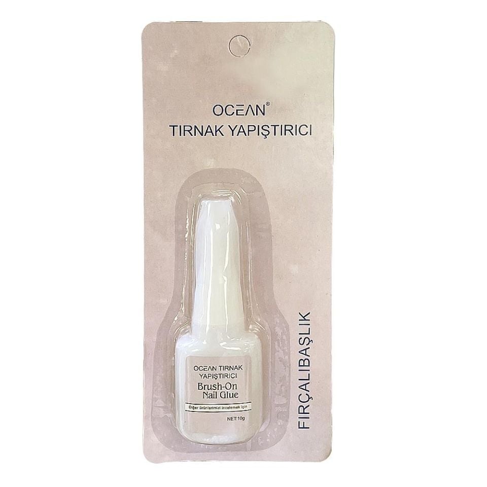 Ocean Tırnak Yapıştırıcısı Fırça Başlıklı 10 GR