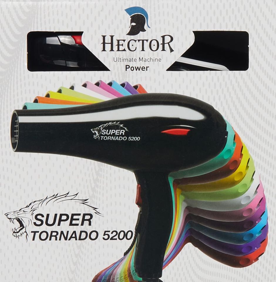 Hector Super Tornado 5200 Fön Makinası Siyah 2400 W