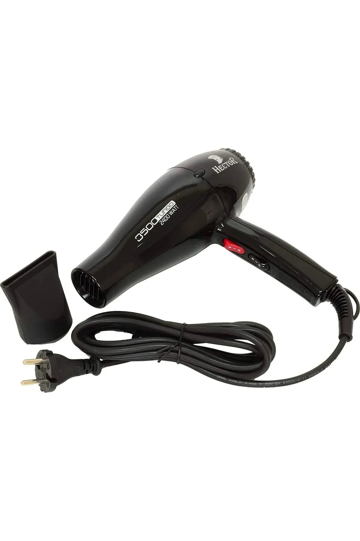 Hector Profesyonel Turbo Siyah 3500 Saç Kurutma ve Fön Makinesi 2400 Watt