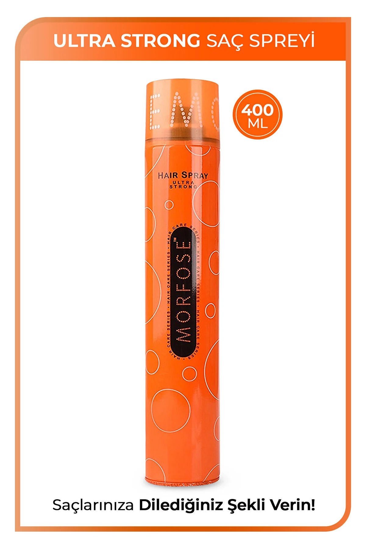 Morfose Saç Spreyi Ultra Strong Güçlü Dış Etkenlere Karşı Kalıcı Tutuş 400 ML