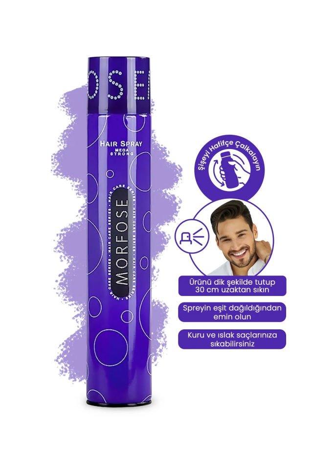 Morfose Mega Strong Güçlü Dış Etkenlere Karşı Kalıcı Tutuş Saç Spreyi 400 ML
