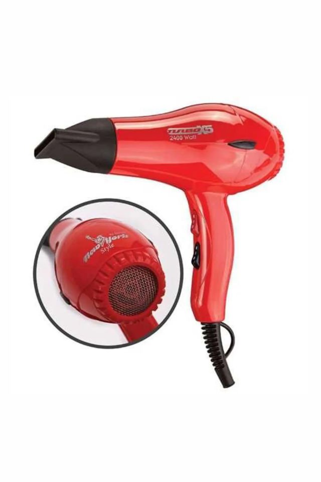 Hector Newyork Style Turbo X5 Kırmızı Profesyonel Saç Kurutma Makinesi 2400 W