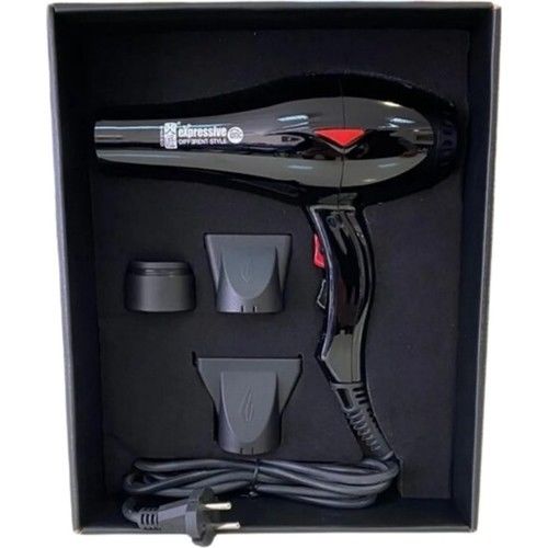 Kasho Expressive Different Ionıc Bldc Motor Fön Makinası Siyah 2400 W
