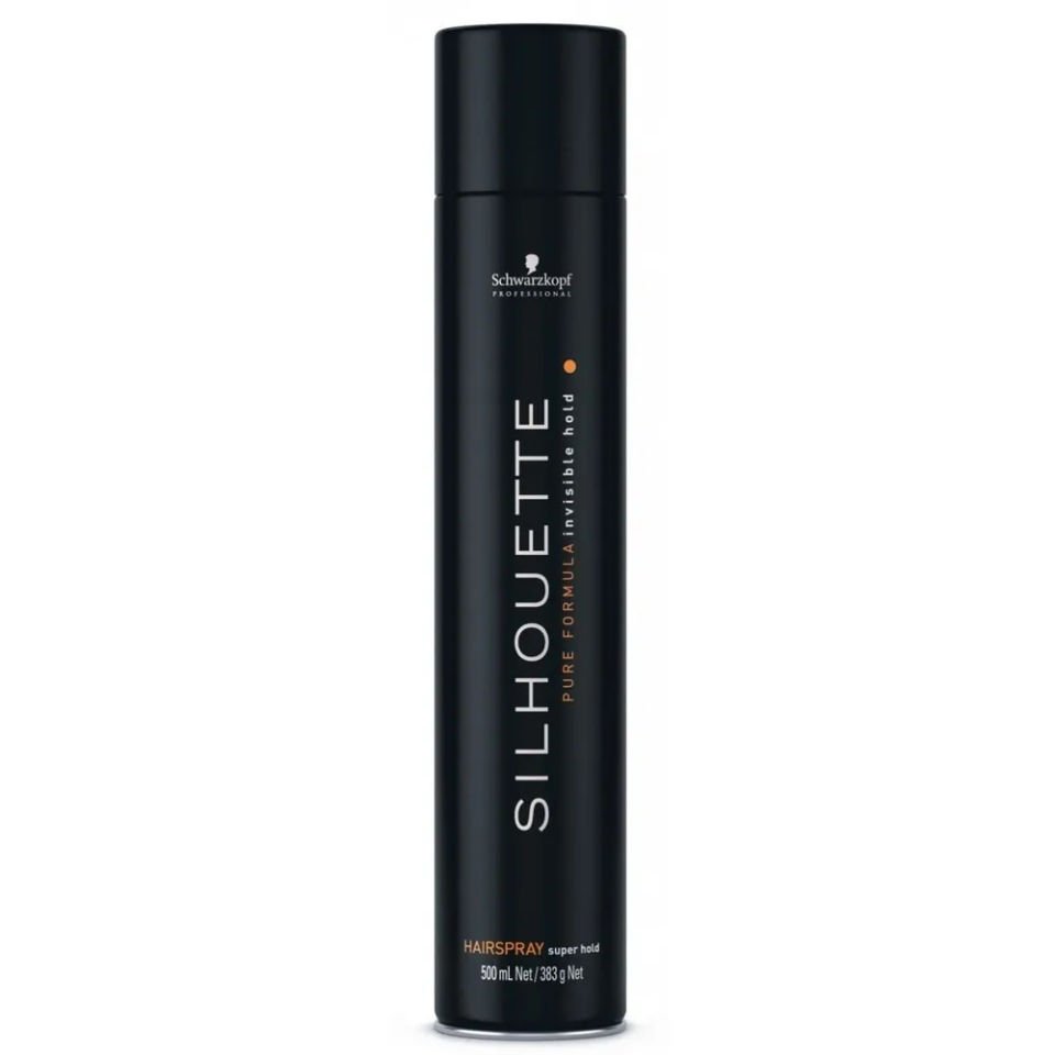 Schwarzkopf Silhouette Pure Formula Siyah Süper Tutucu Saç Spreyi 500 ML