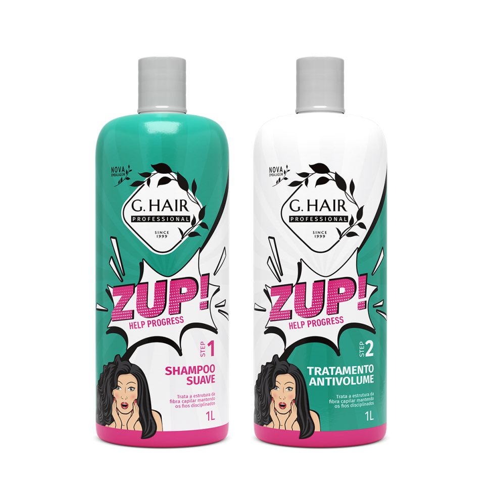 G-Hair ZUP – Anti Volume Treatment Keratin Bakım ve Şampuan Seti 1000 ML