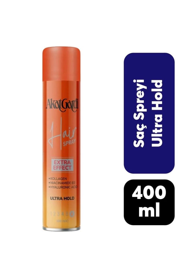 Akat Extra Effect Ultra Hold 6 Saç Spreyi 400 ML
