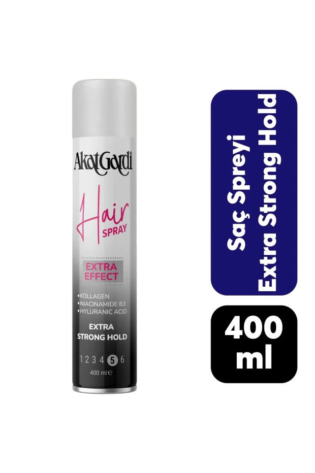 Akat Extra Effect Extra Strong Hold 5 Saç Spreyi 400 ML