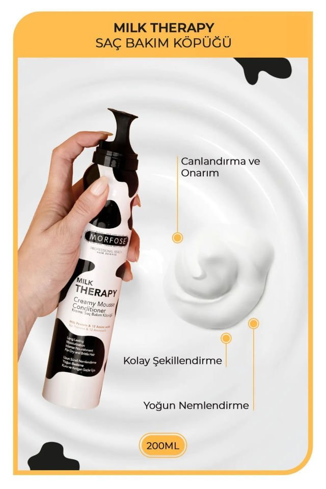 Morfose Milk Therapy Saç Köpüğü 200 ML