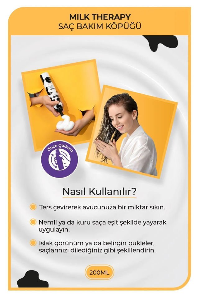 Morfose Milk Therapy Saç Köpüğü 200 ML