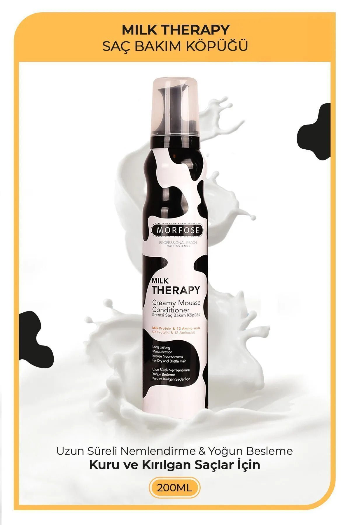 Morfose Milk Therapy Saç Köpüğü 200 ML