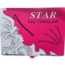 Star Saç Tel Tokası Siyah 200 Adet