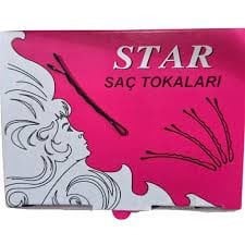 Star Saç Tel Tokası Siyah 200 Adet