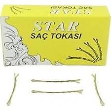 Star Saç Tel Tokası Sarı 200 Adet