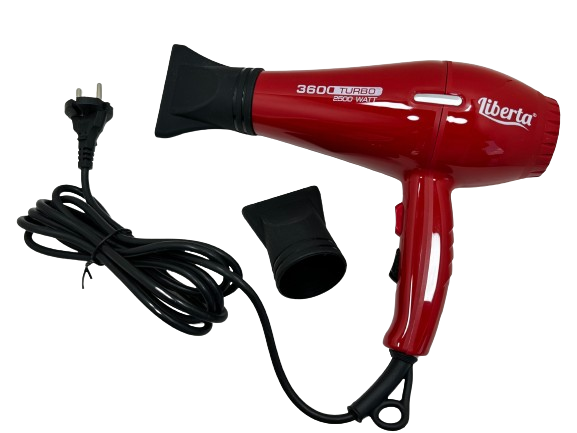 Liberta 3600 Turbo Fön Makinesi 2500W Kırmızı