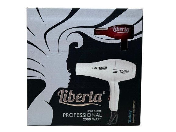 Liberta 3600 Turbo Fön Makinesi 2500W Kırmızı