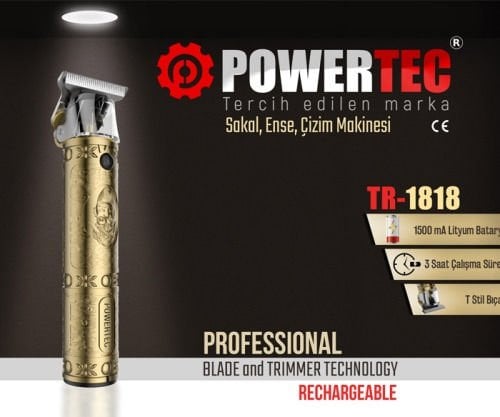 Powertec Sakal Ense Çizim Makinası TR-1818