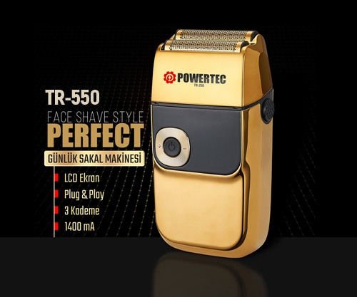 Powertec Günlük Sakal Makinası TR-550