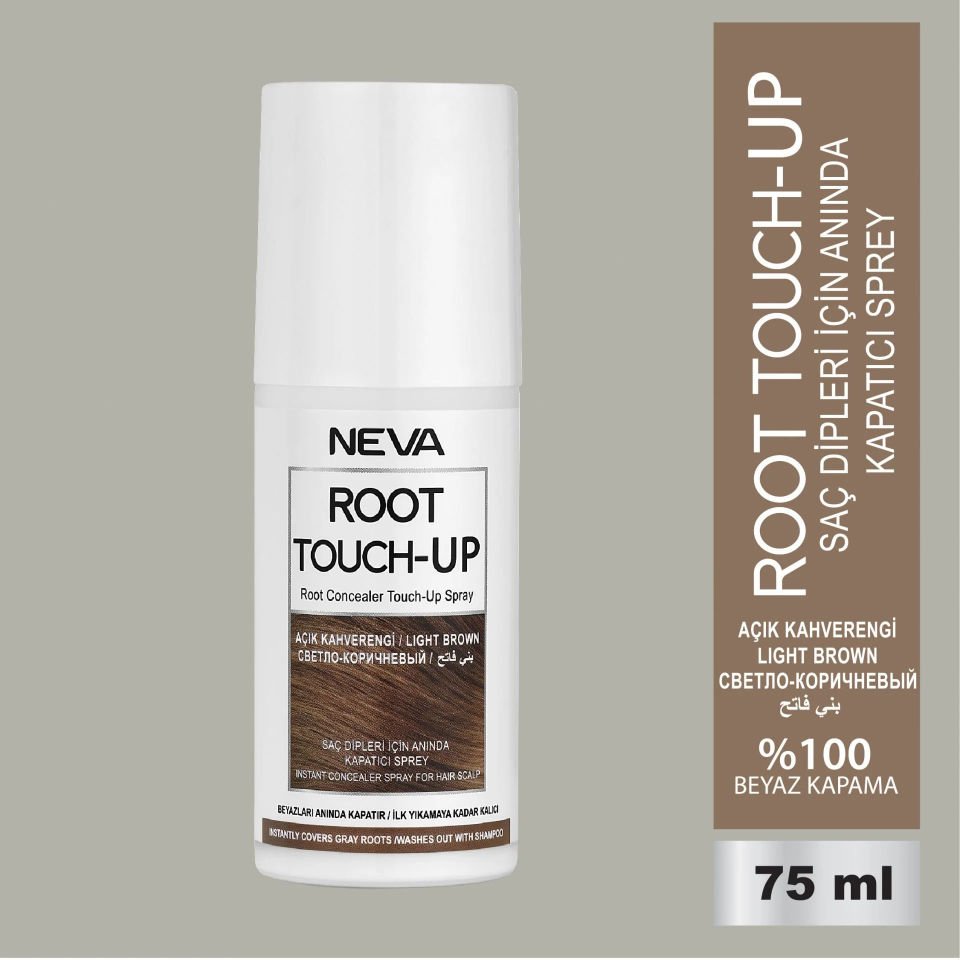 Root Touch-Up Neva Açık Kahverengi Saç Dipleri İçin Kapatıcı Sprey 75 ML