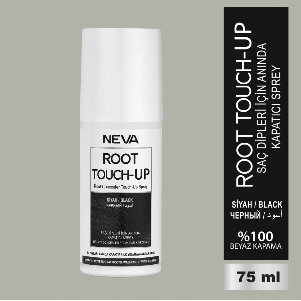 Root Touch-Up  Neva Siyah Saç Dipleri İçin Kapatıcı Sprey 75 ML