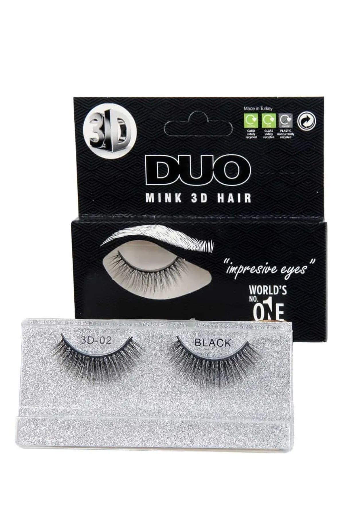Duo 3D Takma Kirpik No:02