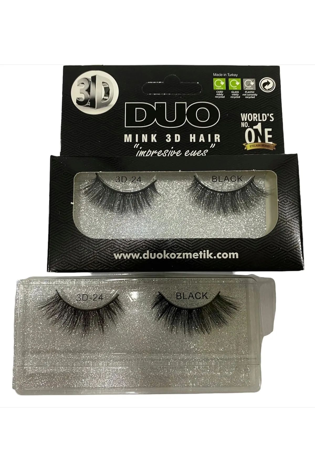 Duo 3D Takma Kirpik No:24